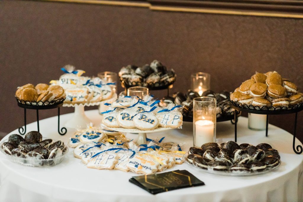 Pittsburgh Cookie Table at Priory Grand Hall Wedding