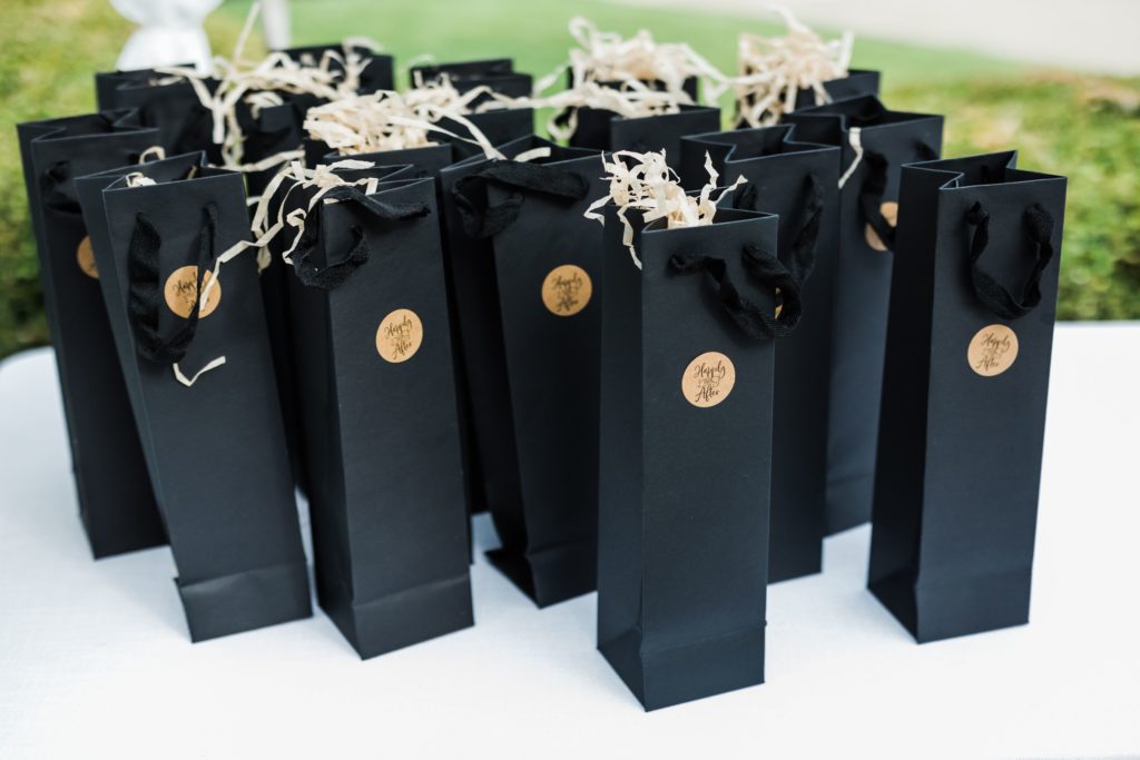 Luxe Intimate Home Wedding gift bags